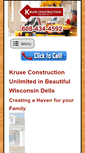 Mobile Screenshot of kruseconstructionunlimitedllc.com